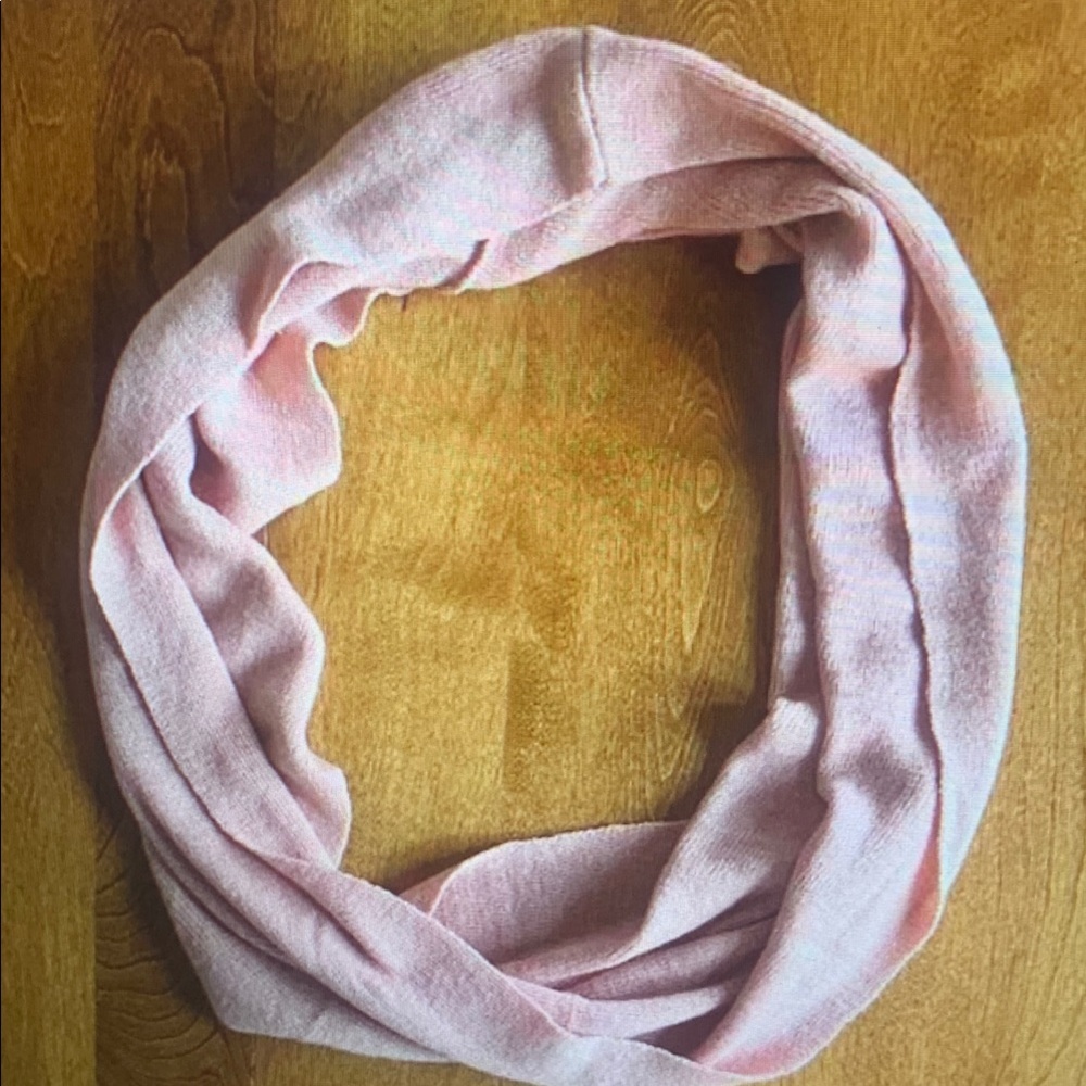 Soft Pink Infinity Scarf